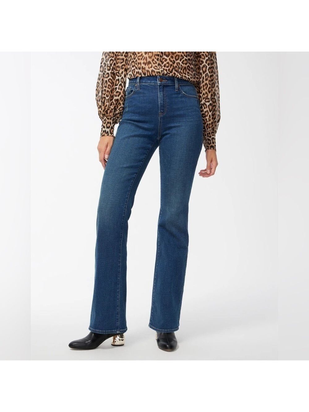 Chico’s Women’s 4R High Rise Flare Jeans Great Fit